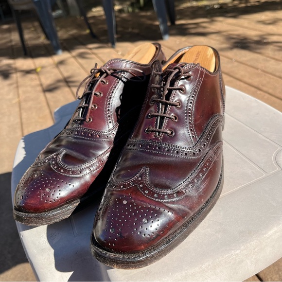 Alden Brooks Brothers Sz 9D Shortwing/Wingtip #8 Shell Cordovan Patina! Very Goo - Picture 2 of 7